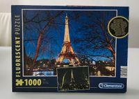 1000 Teile Flourescent Puzzle Clementoni Paris Eiffelturm Baden-Württemberg - Ellhofen Vorschau