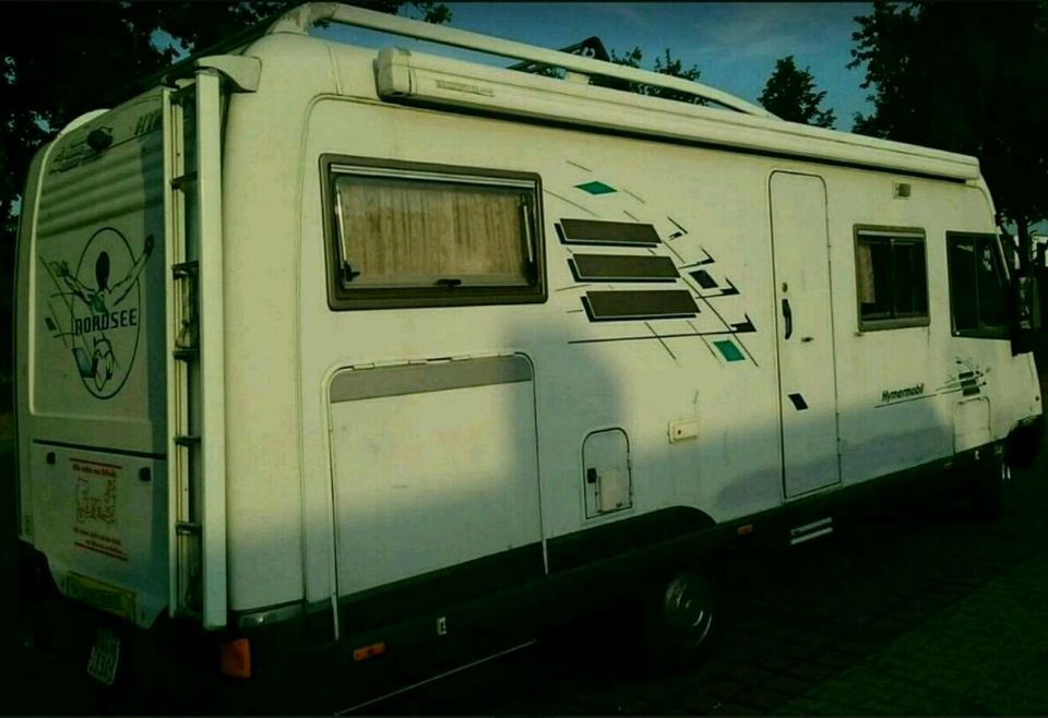 HYMER S700 Hymermobil Youngtimer Wohnmobil Hubbett+Solar+auto-SAT in Roxel