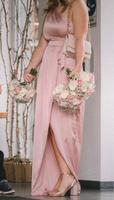 Abendkleid Rosé Gr. 38 Einarmig Bayern - Augsburg Vorschau