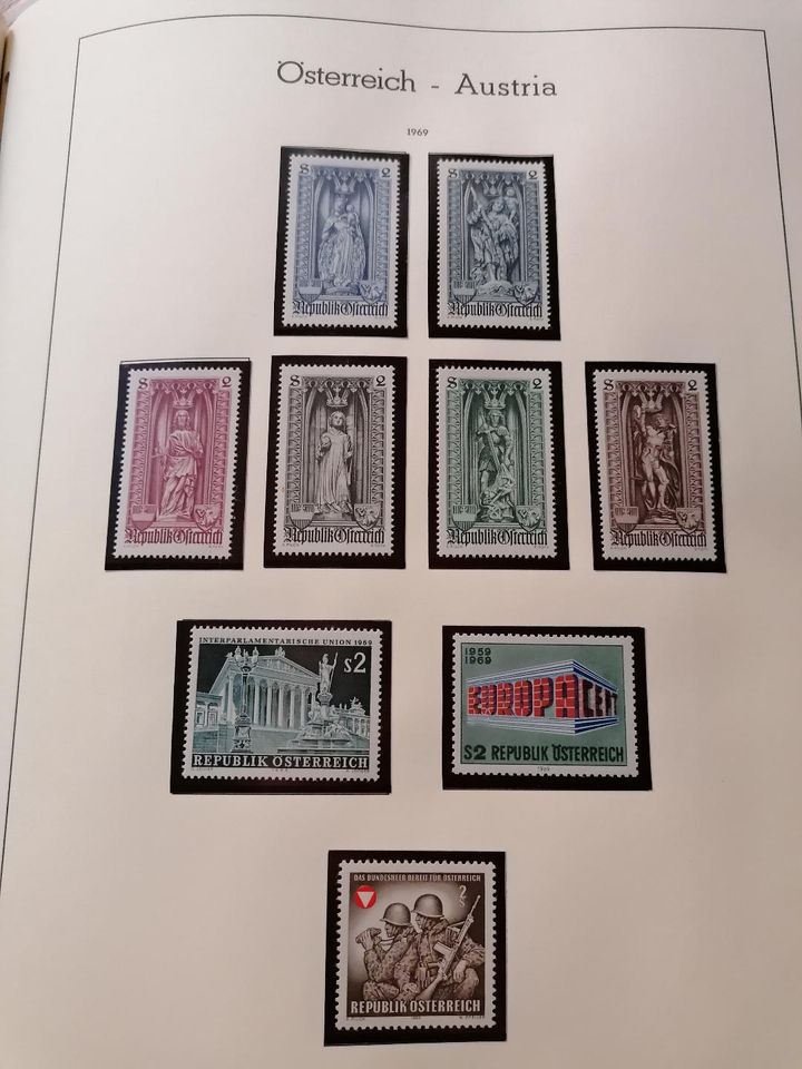Briefmarkensammlung Österreich postfrisch 1960-95 kpl. Leuchtturm in Bad Urach