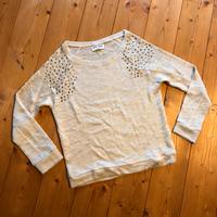 Shirt Vero Moda L 40 Creme glänzend Nieten Weihnachten Silvester Bayern - Türkheim Vorschau
