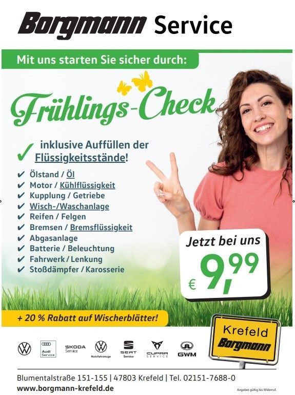 Frühlings-Check Aktion *borgmann*