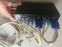 KVM Switch - Cybex mit Kabel - 2 PC´s an einem Monitor betreiben Nordrhein-Westfalen - Oelde Vorschau