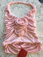 NECKHOLDER-TOP mit Rosen-Applikation H&M Magda rosa Top Nordrhein-Westfalen - Ennepetal Vorschau
