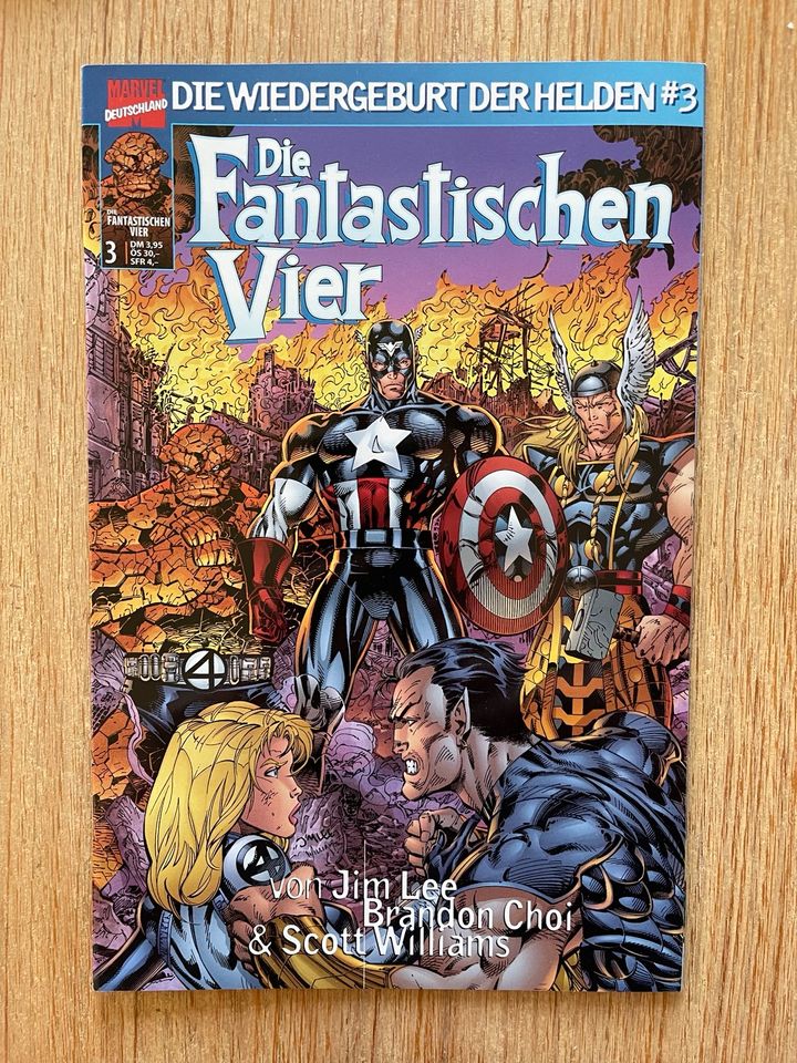 Marvel Deutschland Die Wiedergeburt der Helden #1,#2,#3 in Lauenau