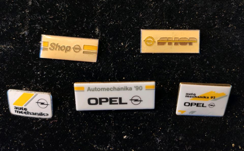 Anstecknadeln Opel Automachanika/Shop in Erkelenz