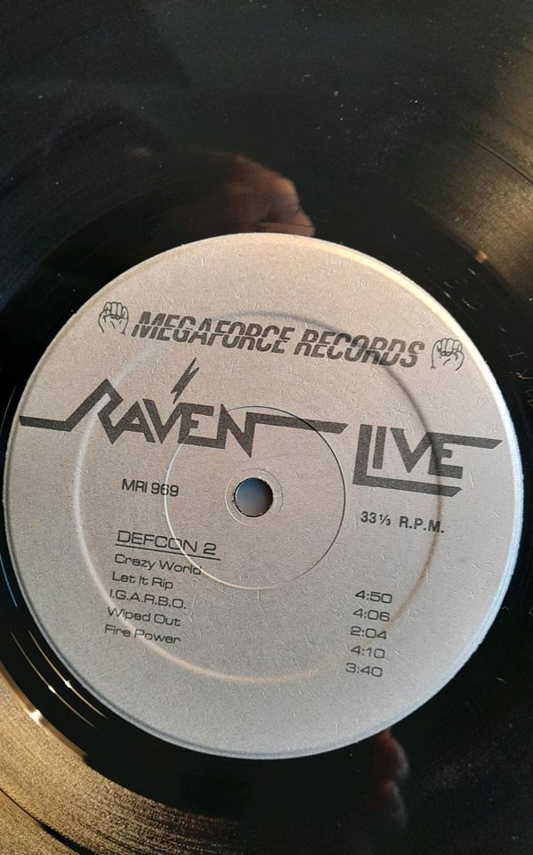 Raven - live 2Lp us Press heavy metal vinyl in Nürnberg (Mittelfr)