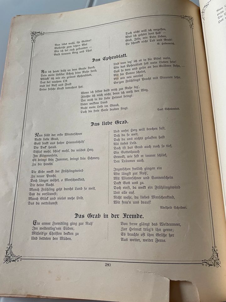 Ich bin bei euch alle Tage 1902 antik Oscar Pank in Langenfeld