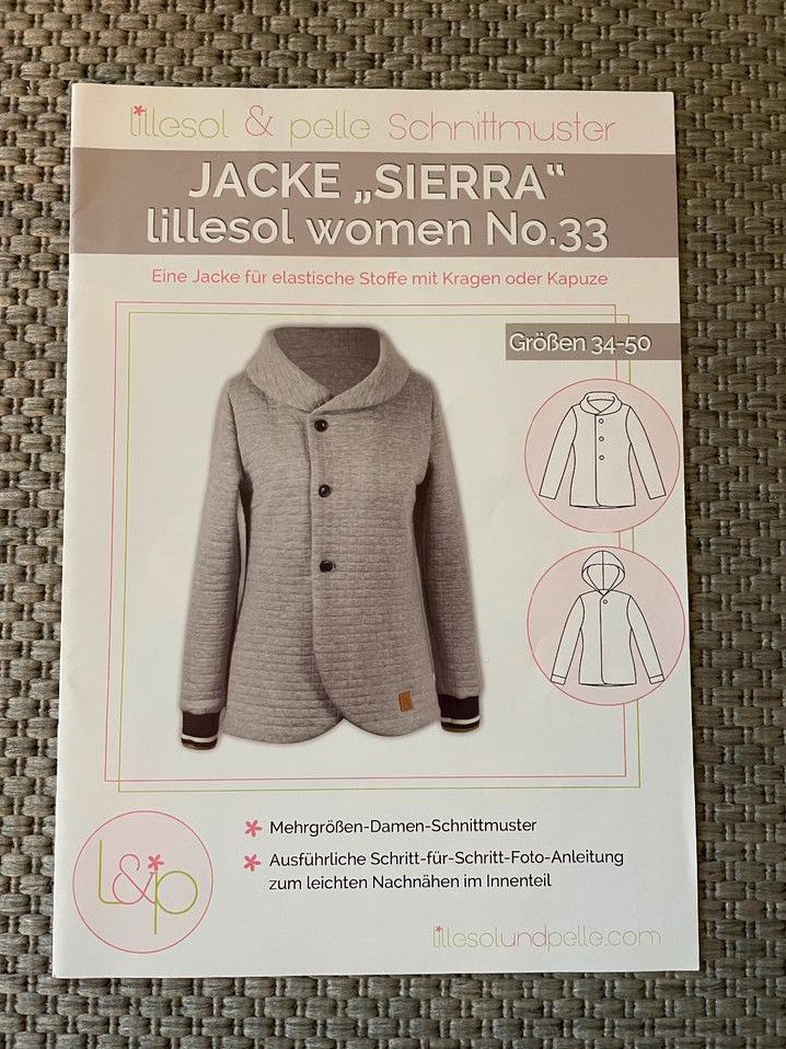 Papierschnittmuster Lillesol & Pelle Jacke Sierra Schnittmuster in Hamburg