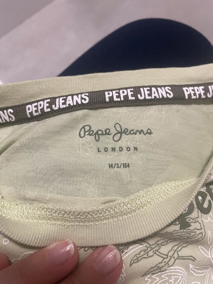 Pepe Jeans London Boy Shirt Charly 164 grün in Östringen