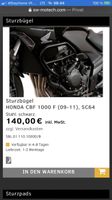 Honda CBF 1000 F Schutzbügel Hessen - Limburg Vorschau