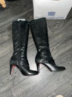 Damen Lederstiefel 38 Schwarz Nordrhein-Westfalen - Kerpen Vorschau