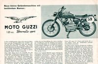Moto Guzzi Stornello Sport - Original - Bericht 1962 Baden-Württemberg - Schopfheim Vorschau