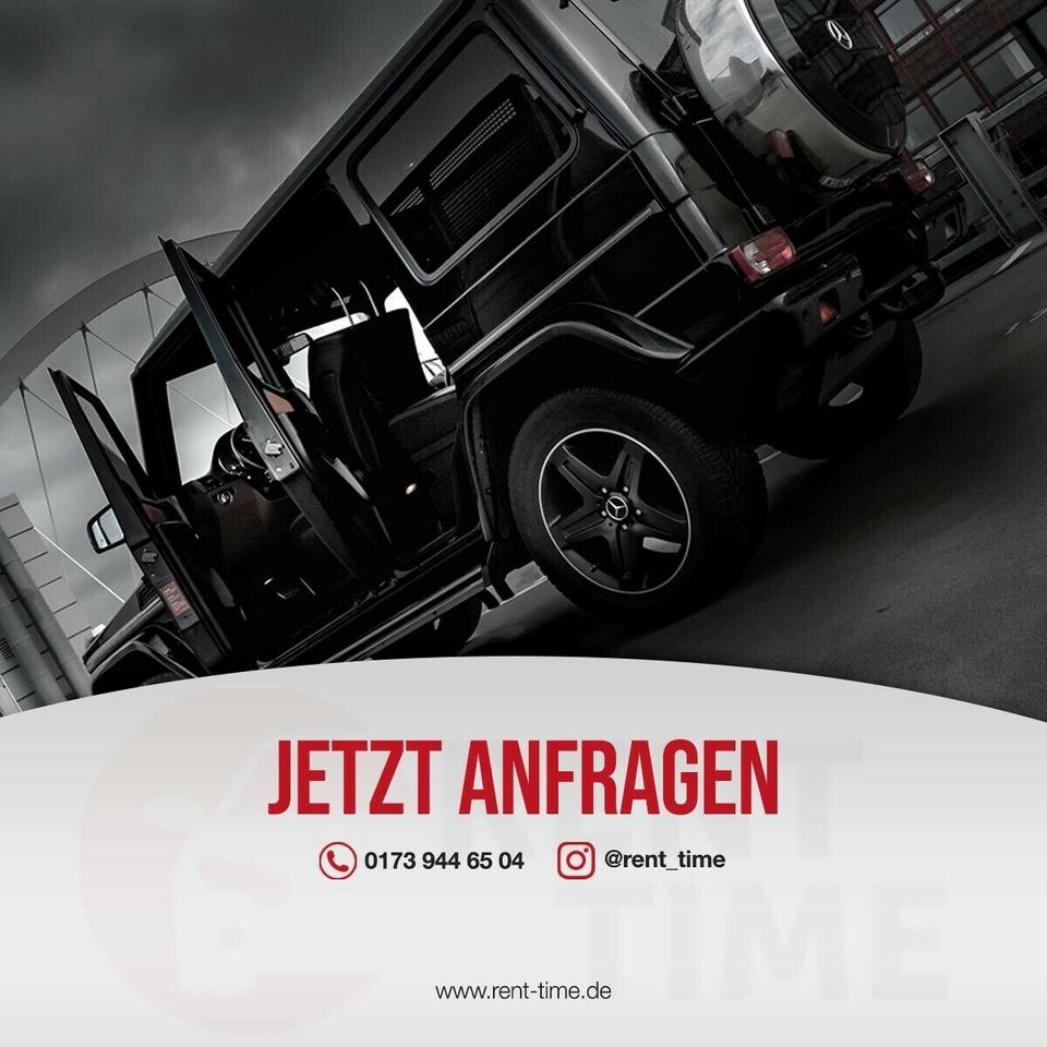 Auto mieten/ G Klasse/ SUV/ Hochzeitsauto/ Eventauto/ Rent Time in Köln