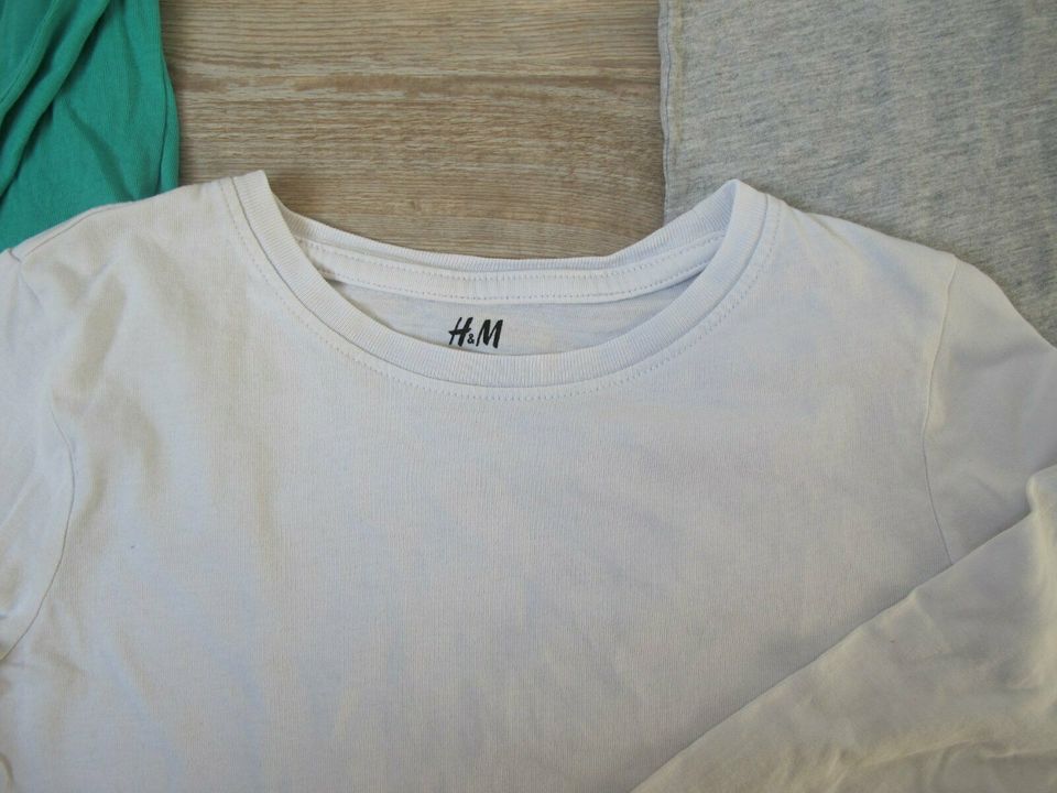 Gr. 110/116 ☆ 3 Jerseyshirts von H&M ☆ Top! in Dollern