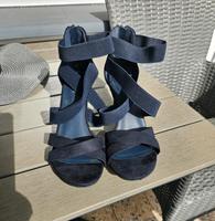 Sandalette Gr.39, blau Niedersachsen - Kalefeld Vorschau