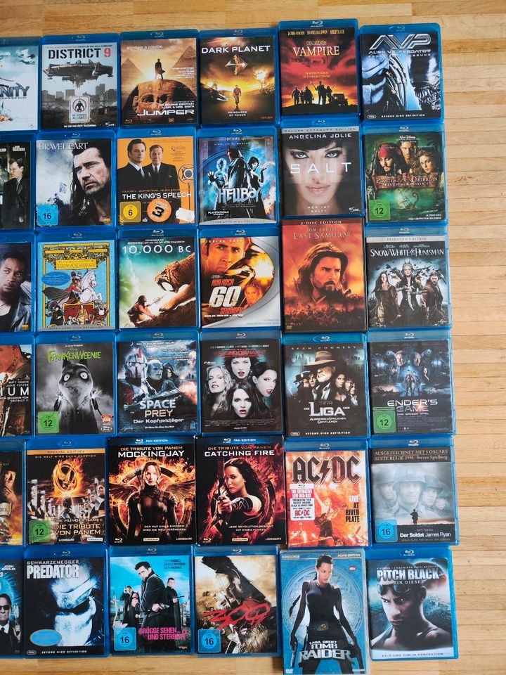 Filme Blu Ray DVD, Harry Potter, Hunger Games, Iron Man, Alien in Leverkusen