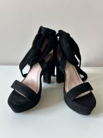 High Heels Sandalen DeeZee 38 schwarz Schnürsandalen Bayern - Erlangen Vorschau