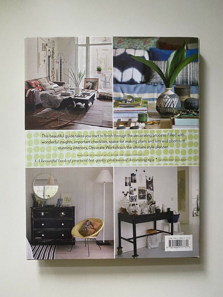 40€ „decorate workshop" interior design english book Holly Becker in Dresden