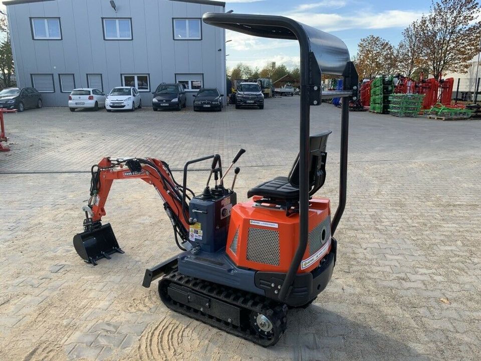 Minibagger Boxer HSW06-G 800kg Bagger Microbagger Knickmatik NEU in Osterweddingen