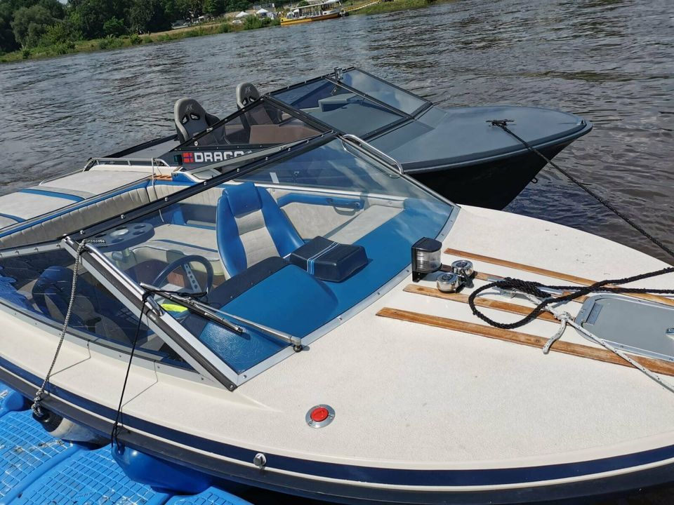 Draco 1900 Suntop Motorboot Sportboot mit Trailer in Radebeul