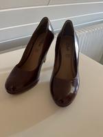 Pumps Leder 38 highheels rot Bayern - Augsburg Vorschau