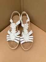 Weiße Sandalen, RIEKER, Damenschuhe Niedersachsen - Elsfleth Vorschau