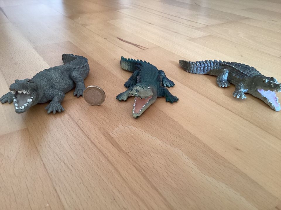 3 Krokodile von Schleich in Düsseldorf