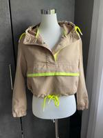 Bershka Jacke in beige Neon Crop Damen Jacke Bremen - Oberneuland Vorschau