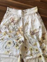 H&M Hose 36 S 38 M weiß Blumen Wide Marlene Palazzo Burglesum - Lesum Vorschau