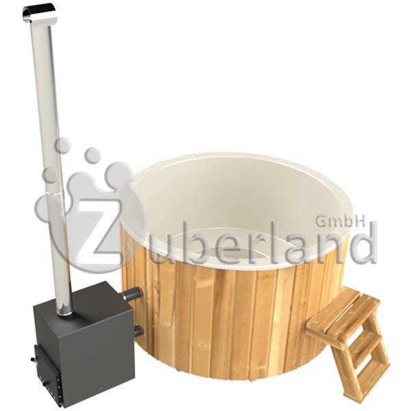10% Rabatt,Badezuber 1,8mØ, GFK, Holzofen, Whirlpool, LED, 4Pers. in Delligsen
