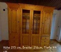 Wohnzimmerschrank 215x216x44 cm mit Couchtisch Fichte massiv Kr. Altötting - Töging am Inn Vorschau