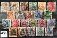 Briefmarken auf Steckkarten zu je 0,50€ Dt Reich BRD DDR Sachsen - Chemnitz Vorschau
