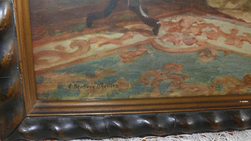 kein Gemälde / Kunstdruck G. Sh. Knowles (1863-1931): Großmutter in Porta Westfalica