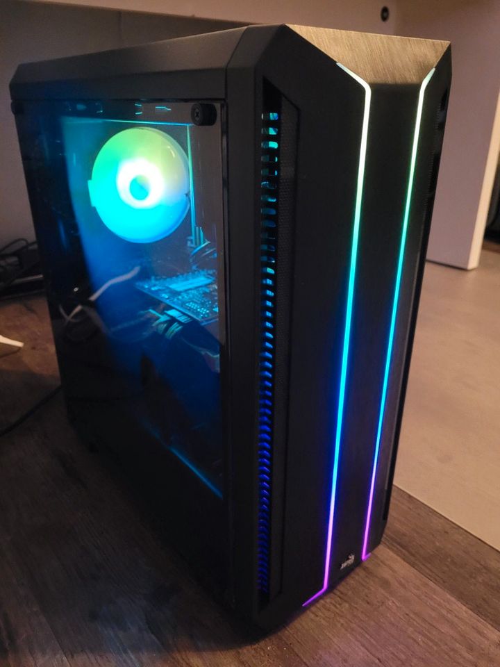 Gaming PC mit RGB, Intel i7, AMD Radeon R9 290, 16GB Ram, SSD,HDD in Gülzow-Prüzen