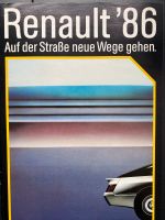 Prospekt Renault Programm 1986 inkl. R5 Turbo, Alpine Nordrhein-Westfalen - Mettmann Vorschau