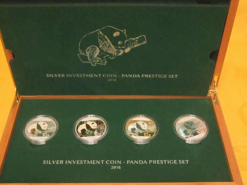 CHINA PANDA 2016 SILVER INVEST PRESTIGE SET IN OVP. in Hamburg