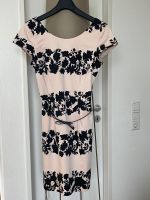 COMMA Kleid Baumwolle rosé/schwarz mit Gürtel/Gr.36 -neuwertig Stuttgart - Bad Cannstatt Vorschau