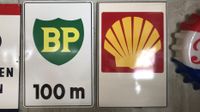 Shell BP Tankstelle Emailschild Tanke alte Reklame Schild Werbung Baden-Württemberg - Illerkirchberg Vorschau