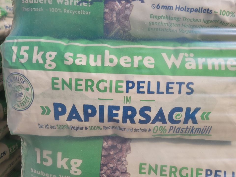 PELLETS ENPlus A1 Premium Holzpellets im „ Papiersack“ in Göda