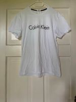 Weißes Damen T-Shirt mit Logo von Calvin Klein, Gr. S Schleswig-Holstein - Sankt Margarethen Vorschau