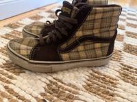 Vans Sk8Hi Mid Top Sneaker Turnschuhe Damen Gr. 38 braun grün Nordrhein-Westfalen - Bad Oeynhausen Vorschau
