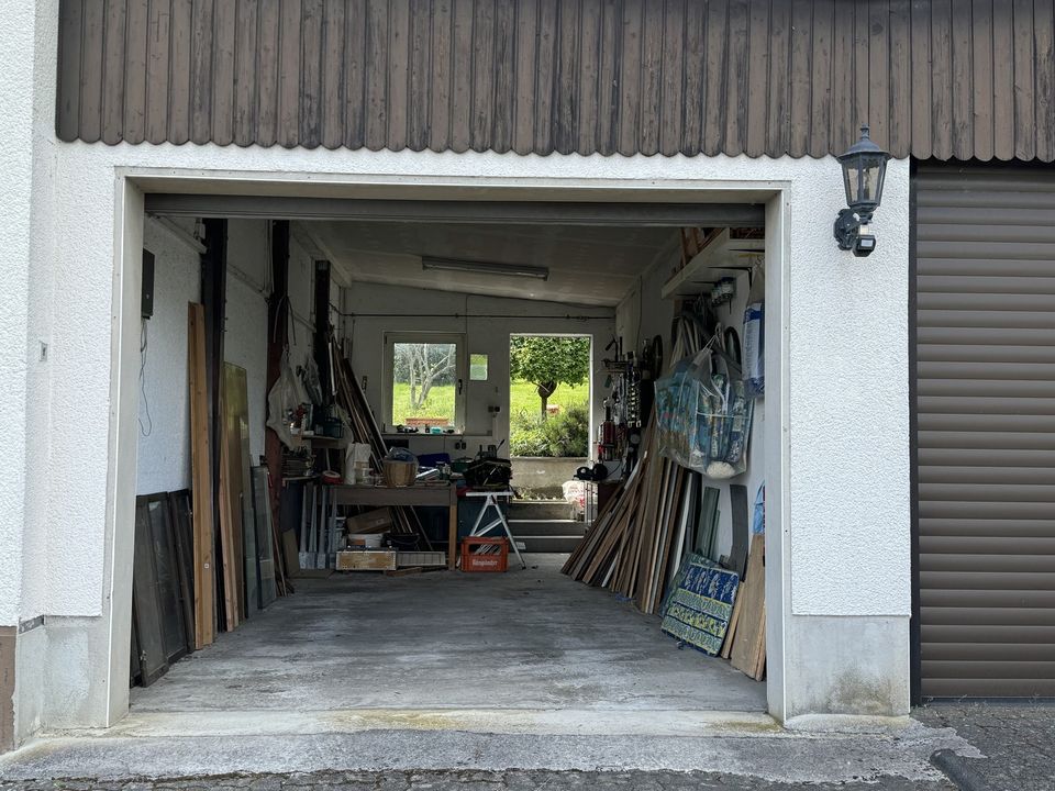 Wohnimmobilie als Doppelhaushälfte mit sehr großem Garten und Platz für mehrere Autos - Reserviert in Mudenbach