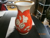 Prunk Vase Oscar Schlegelmilch Blumen Muster orange gold Handarbe Dortmund - Holzen Vorschau