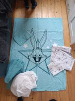 2x Kinderbettwäsche Bugs Bunny türkis / grau-weiß Nordrhein-Westfalen - Lügde Vorschau