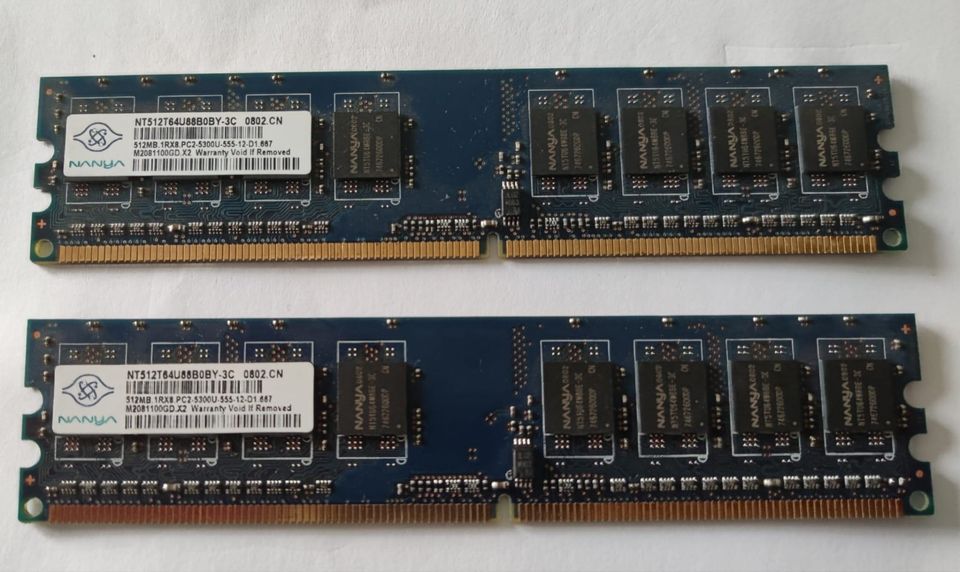 2x 512 MB DDR2-RAM 240-pin in Dortmund