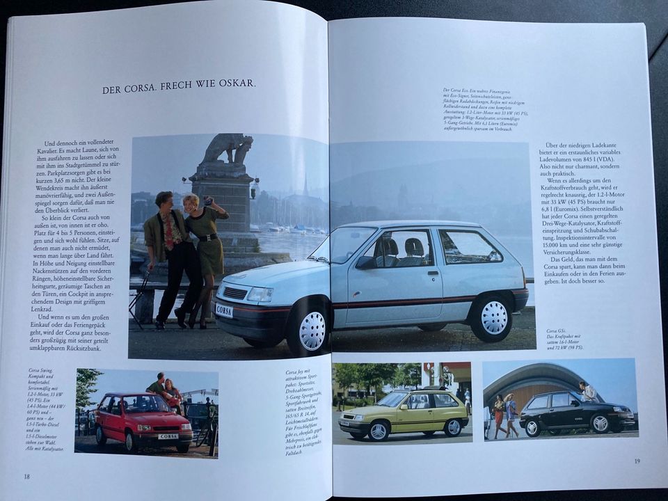 Prospekt Opel Programm  09/1991 inkl. Astra, Corsa, Vectra in Mettmann