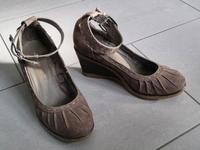 Graceland Keilpumps dunkelbraun Gr.41 Baden-Württemberg - Singen Vorschau