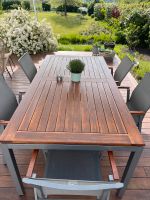 Premium Set Tisch Teak + 6 Stühle Marke STERN Garten Terrasse Baden-Württemberg - Lichtenau Vorschau