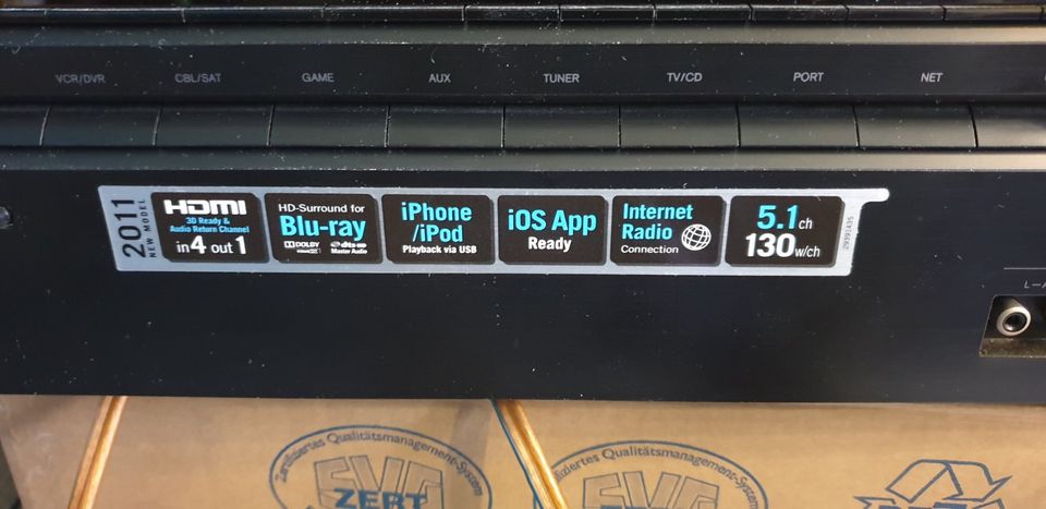 Onkyo TX-NR509 5.1 Kanal Netzwerkfähiger A/V-Receiver I-Net Radio in Voerde (Niederrhein)